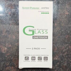 amFilm Tempered Glass Screen Protector 2 Pack